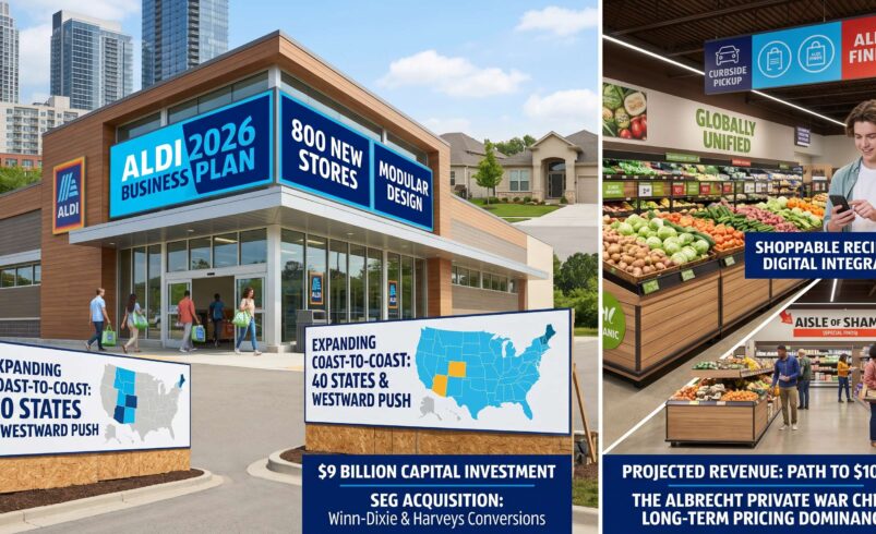 Aldi Business Plan 2026: 800 New Stores, Modular Design, and the Path to $100B+